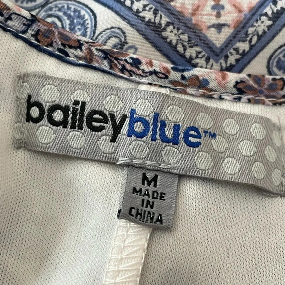 Bailey Blue‎ Boho Off The Shoulder Dress Medium - Picture 4 of 5